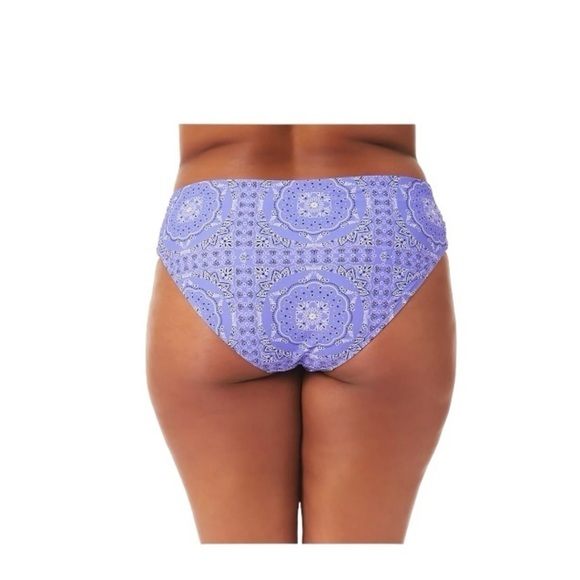 California Waves Purple Bikini Bottom - Picture 3 of 5